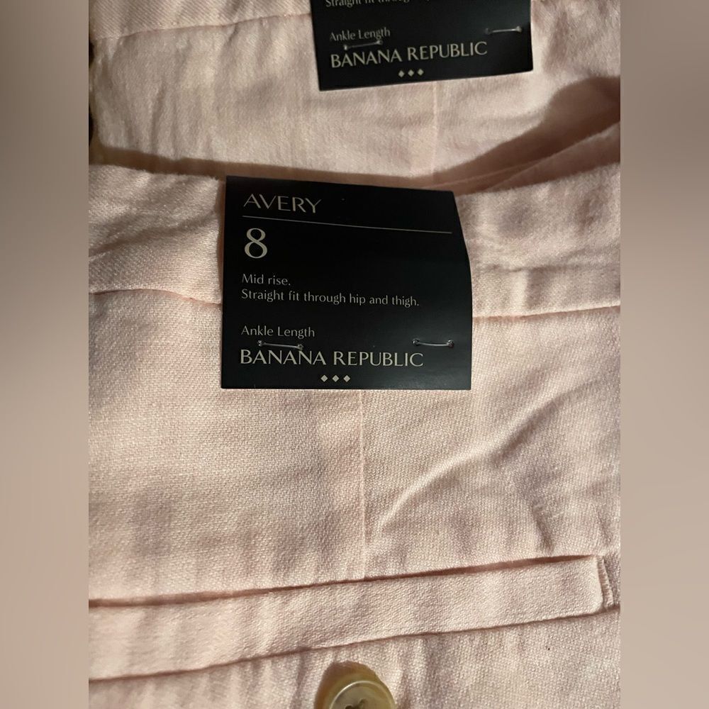 Banana Republic Avery Linen-Blend Tailored Pant - Picture 9 of 9